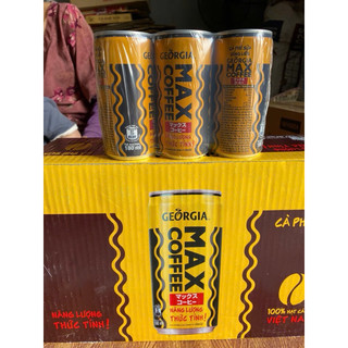 lốc 6 Lon Cà Phê Georgia Max Coffee 180ml/Lon