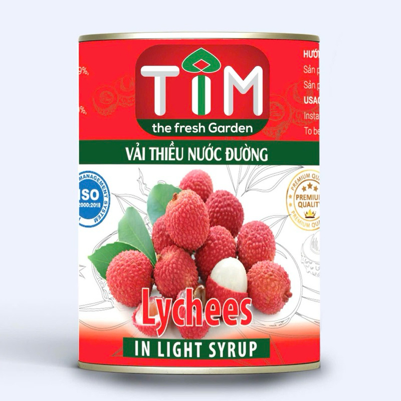 Vải Thiều Nước đường TIM (NIF cũ) 565g