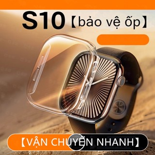  Ốp kèm kính cường lực bảo vệ đồng hồ thông minh dành cho apple watch Series 11 10 9 8 7 SE3 49mm 42 46mm 44 45mm 