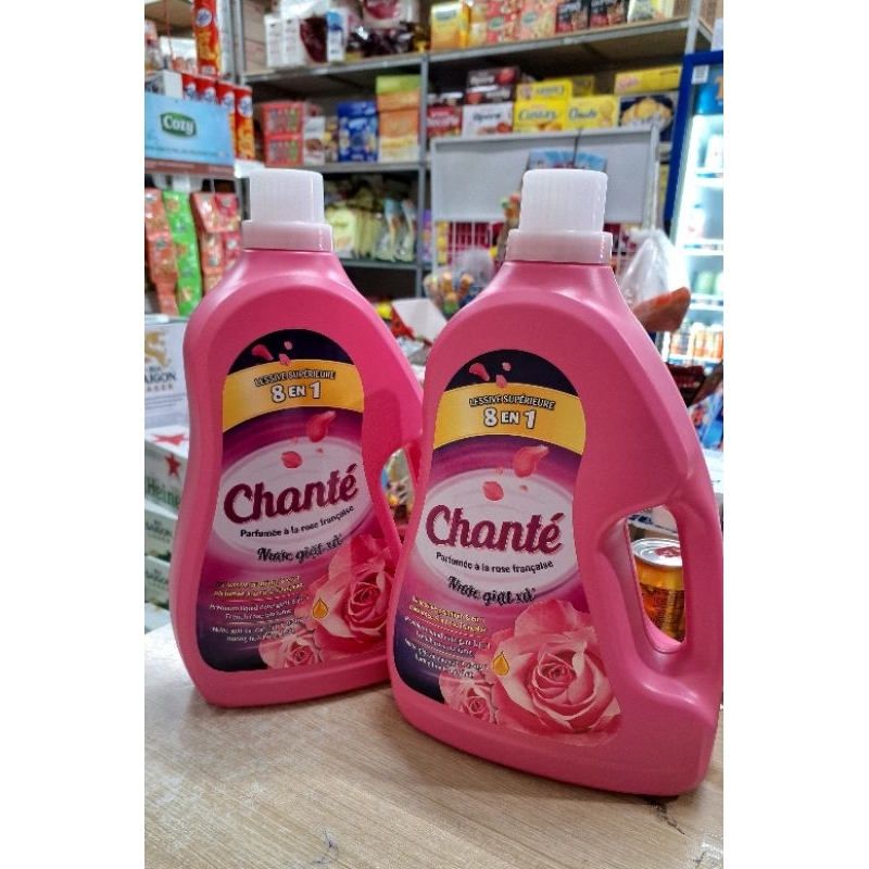(cam kết chính hãng cty)nước giặc chanté hương hoa hồng pháp lôi cuốn 8 in 1