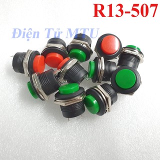 Nút Nhấn Nhả 16mm (R13-507) - Nút Đề - Nút Reset