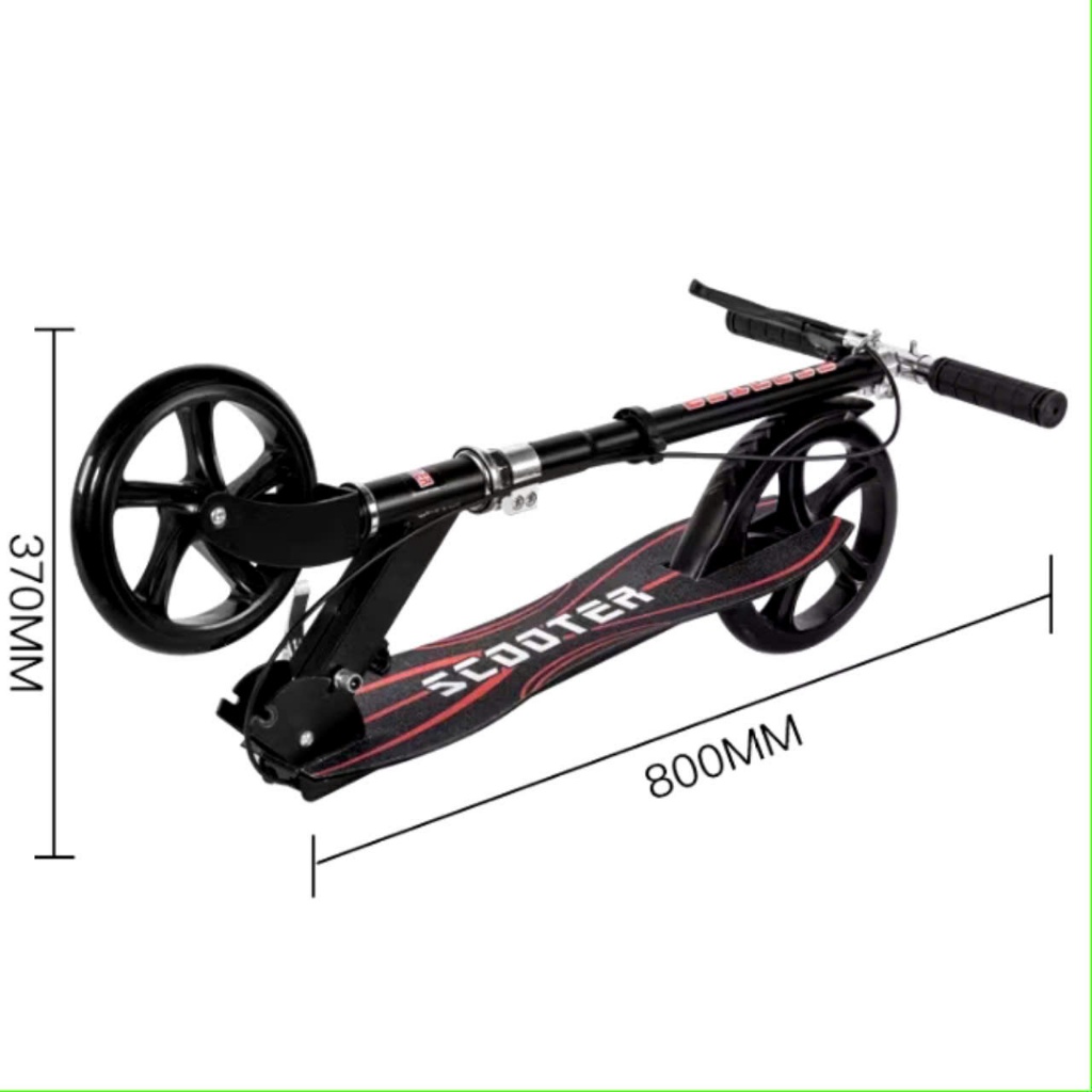  Xe trượt Scooter cỡ đại có phanh tay chân chống dành cho thanh-thiếu niên người lớn 