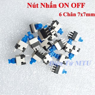 Nút Nhấn ON OFF 6 Chân 7x7 mm