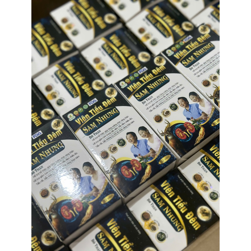 Viên Tiểu Đêm Sâm Nhung Bổ Thận - Giảm tình trạng tiểu đêm, tiểu rắt, bổ sung chức năng thận (Lọ 30v)