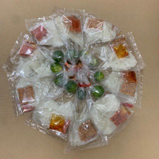 Bánh tráng xâu vò tuổi thơ sate  tắc xâu 10 bịch(bánh ủ bơ mềm )