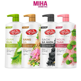  Sữa Tắm Lifebuoy Detox Matcha & Khổ Qua   Tràm Trà & Muối Hồng   Than Hoạt Tính & Cám Gạo 800g 