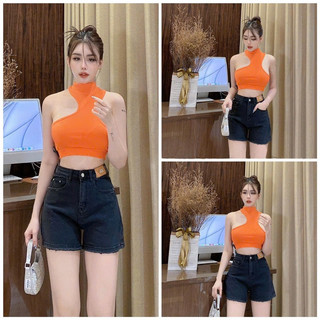Áo thn kiểu cổ lọ khoét vai sâu siêu cá tính
