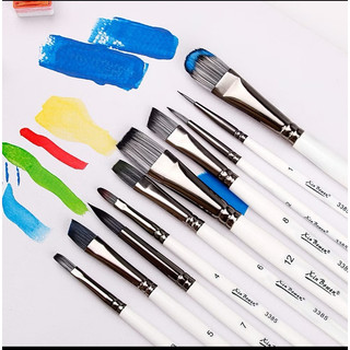 bộ cọ vẽ keep smiling A6094 acrylic lông mềm mịn