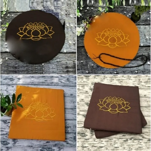 toạ cụ ngồi thiền thêu hoa sen - toạ cụ ngồi thiền