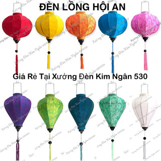 Đèn Lồng Trang Trí Trung Thu (CÓ SẴN) vải Lụa Gấm Tơ Tằm-mua 10=sỉ (ib)