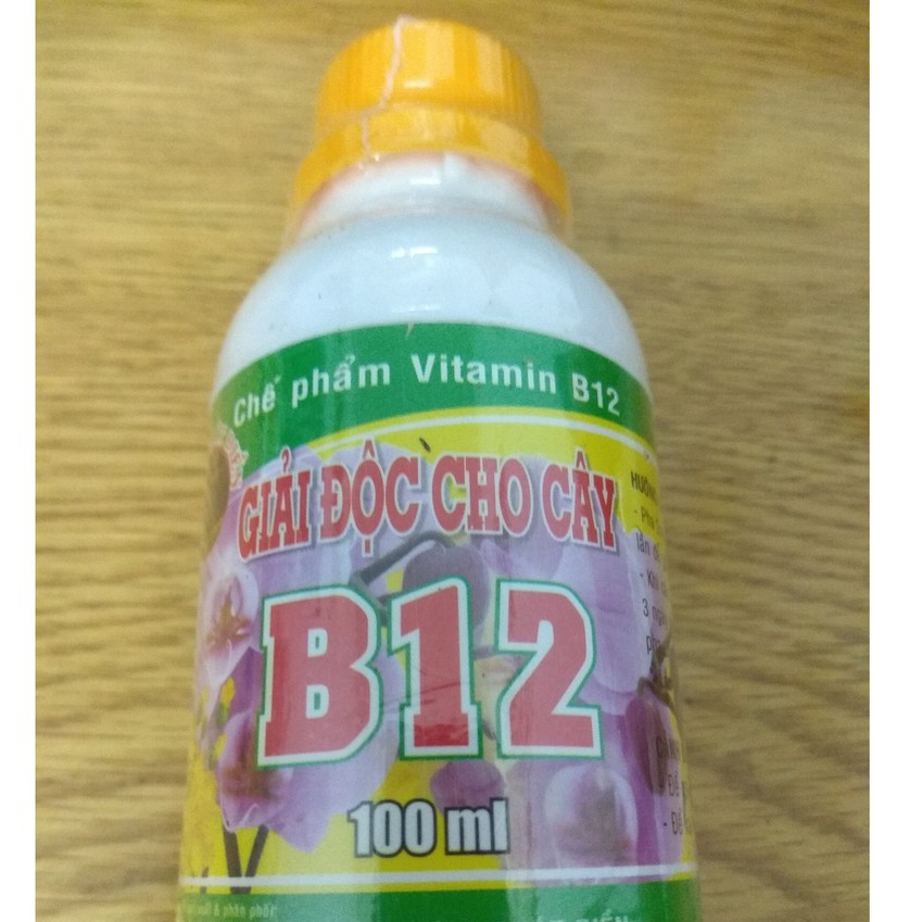 Chế phẩm Vitamin B12 giải độc cây trồng - chai 100ml HPĐ
