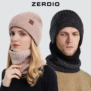  Mũ Len Kèm Khăn Quàng Cổ Dệt Kim Cao Cấp Cho Nam và Nữ ML037 