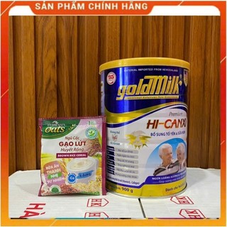 [ KÈM 2 LỌ YẾN ] SỮA BỘT GOLDMILK CANXI NGỪA LOÃNG XƯƠNG VÀ TIỂU ĐƯỜNG LON 900G.