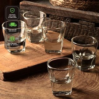 Chén rượu shot thủy tinh ocean plaza & solo shot 55ml ~ 60ml - p0110 - p0210