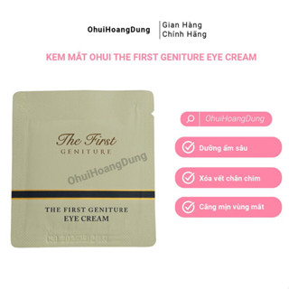 [COMBO] 10 GÓI Sample Kem Mắt Tái Sinh Ohui The First 1ml