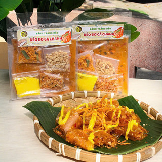 2 Bịch Bánh tráng Dẻo Tôm cuộn Bơ béo ngậy- Bánh tráng Phơi Sương Quyên Tây Ninh