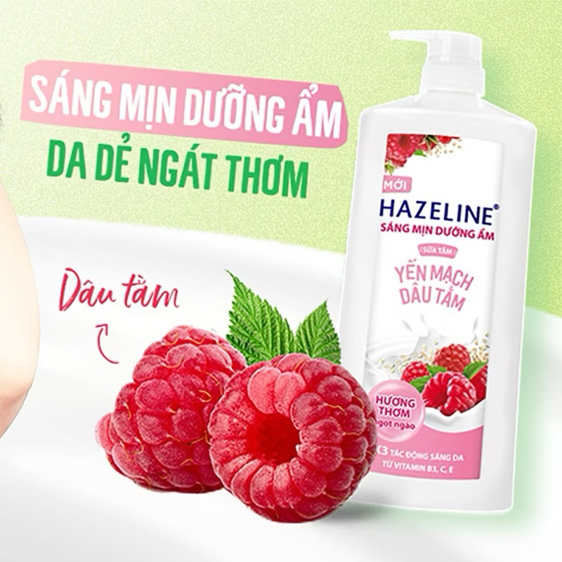 Sữa tắm Hazeline Yến mạch Dâu tằm 670g