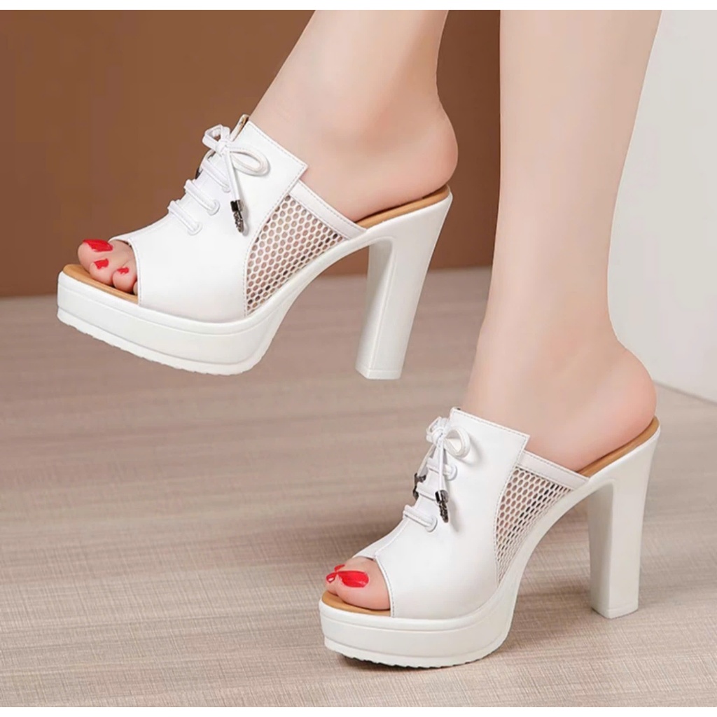 DÉP CG QUAI PHỐI LƯỚI THẮT NƠ 10P SIÊU XINH MẪU MỚI LJ52