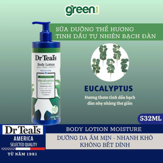 [ Date 03/25] Sữa Dưỡng Thể Dr. Teals Dưỡng Da Mềm Mịn, Giúp Cơ Thể Thư Giãn , Không Bí Tắc 532g