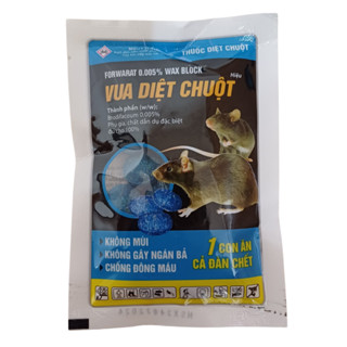 Thuốc diệt chuột 20 viên, Vua diệt chuột, kẹo chuột, kẹo diệt chuột 20 viên
