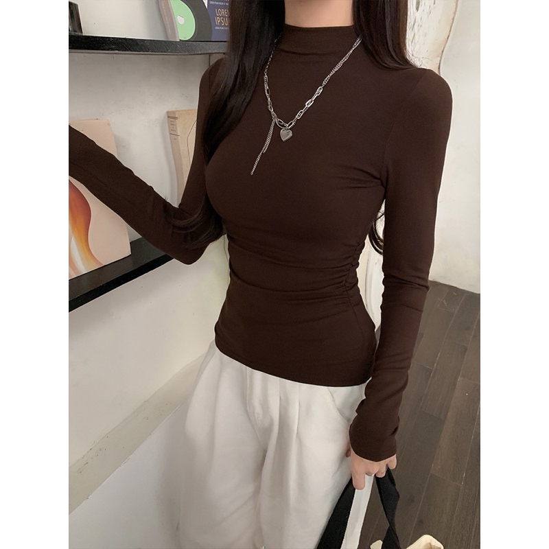 Áo Thun Tay Dài Cổ Tròn cao 3p Cực Xinh Phong Cách Hàn Quốc AT09 (Có Bigsize không rúm eo ) | BigBuy360 - bigbuy360.vn