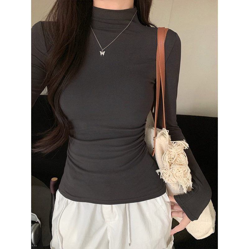 Áo Thun Tay Dài Cổ Tròn cao 3p Cực Xinh Phong Cách Hàn Quốc AT09 (Có Bigsize không rúm eo ) | BigBuy360 - bigbuy360.vn