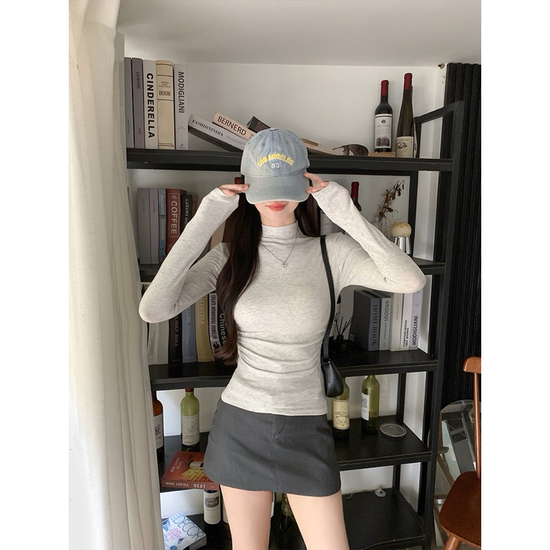 Áo Thun Tay Dài Cổ Tròn cao 3p Cực Xinh Phong Cách Hàn Quốc AT09 (Có Bigsize không rúm eo ) | BigBuy360 - bigbuy360.vn