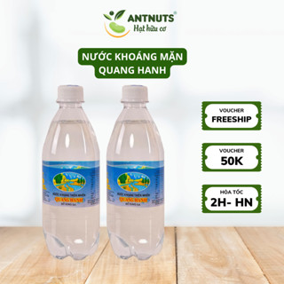  Nước Khoáng Có Gas Không Hương Liệu Quang Hanh 500ml  - Bổ sung gas làm đẹp tốt cho sức khỏe 