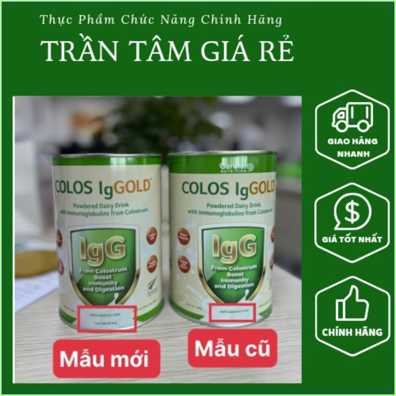 Colos lgGold sữa non hàng chính hãng care fore nutrition global. 450g/hộp.