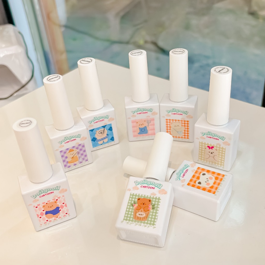 Sơn Gel Cartoon Pastel Dailynail 8 màu (Lẻ màu)