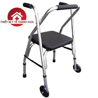 Khung tập đi có ghế ngồi Lucass W99 - Khung tập đi cho người già, sau tai biến - Nhập khẩu chính hãng LUCASS