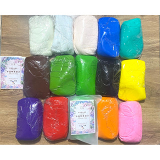 Đất sét nặng tự khô Trung 500gr,đất nhựa pha lê resin clay,nặn tượng mô hình và làm hoa