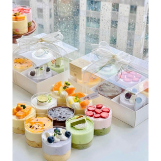 10 Cốc mica nhựa tròn 200ML đựng bánh flan, mousse ( ko nắp+ có nắp)