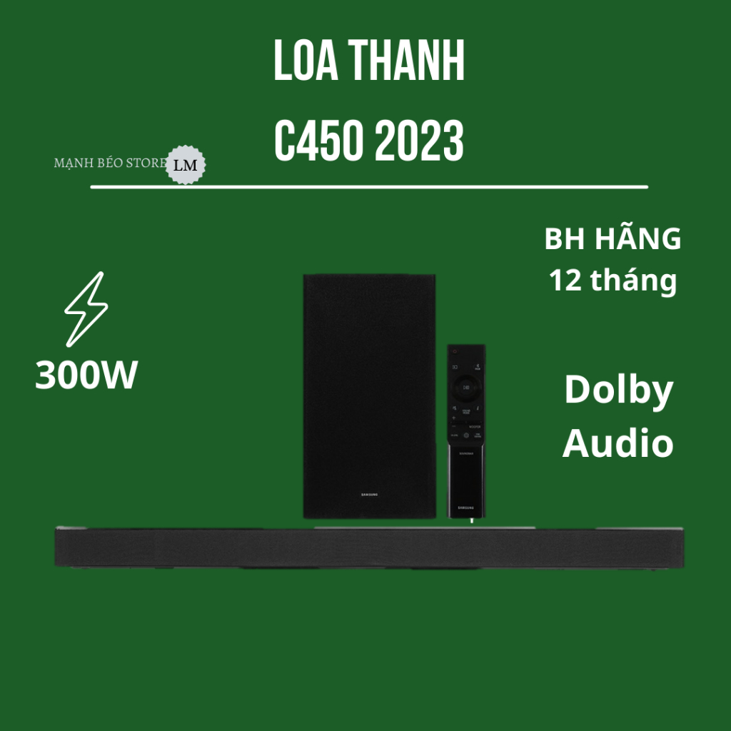 Loa Thanh Samsung HW-C450/XV - 2.1 kênh - 300W - Bảo hành chính hãng 12 tháng