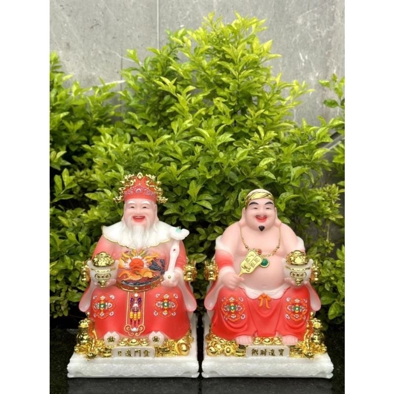 [loại 1]bộ tượng Thần Tài thổ địa đá tài phát bộ thờ cúng thần tài thổ địan