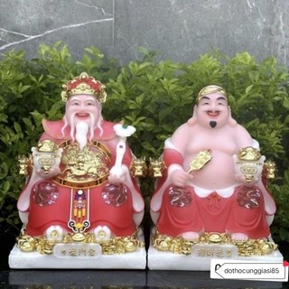 [loại 1]bộ tượng Thần Tài thổ địa đá tài phát bộ thờ cúng thần tài thổ địan