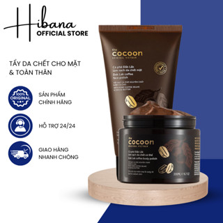  Combo Cocoon Tẩy Da Chết Cho Mặt & Toàn Thân Từ Cà Phê Đắk Lắk  200ml+150ml  