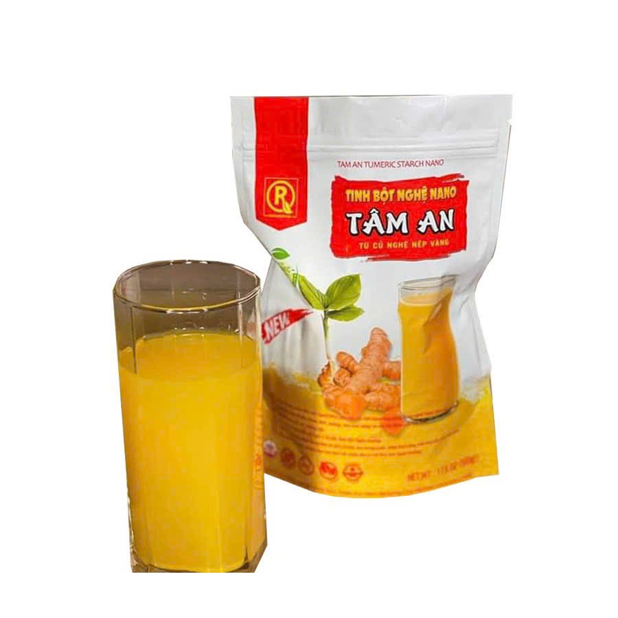 1/2 kg Tinh Bột Nghệ Nano curcumin Tâm An - Tăng Cường Sức Đề Kháng, Hỗ Trợ Tiêu, Dạ Dày, Sau Sinh