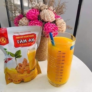 1/2 kg Tinh Bột Nghệ Nano curcumin Tâm An - Tăng Cường Sức Đề Kháng, Hỗ Trợ Tiêu, Dạ Dày, Sau Sinh