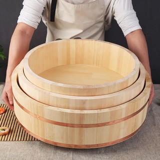 Thố gỗ trộn cơm sushi phong cách Nhật Bản