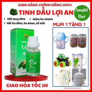 [MUA 1 TẶNG 4 QUÀ] Tinh dầu lợi an bôi ho, sổ mũi kèm quà- Tinh dầu lợi an chính hãng cho bé