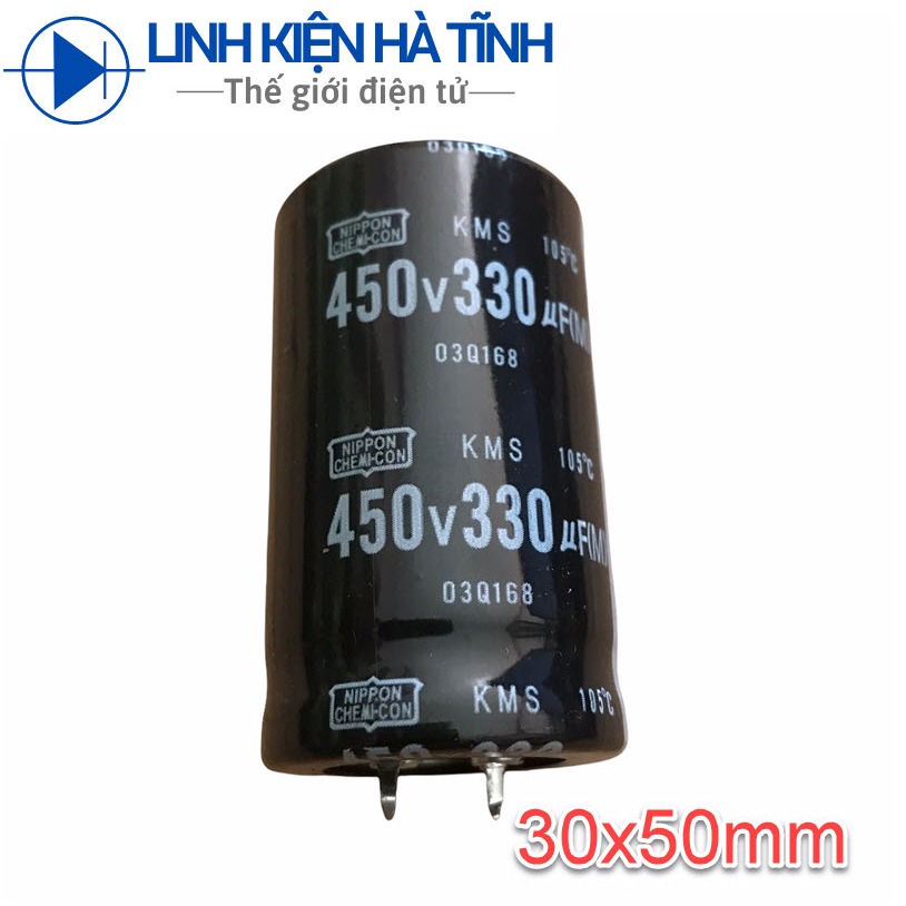 3 cái Tụ hóa 330uf 450v 330uf450v tụ 450v 330uf - TA1