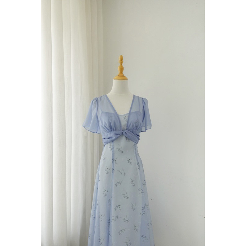 TIELA Đầm váy hoa xanh-Lovie Dress | BigBuy360 - bigbuy360.vn