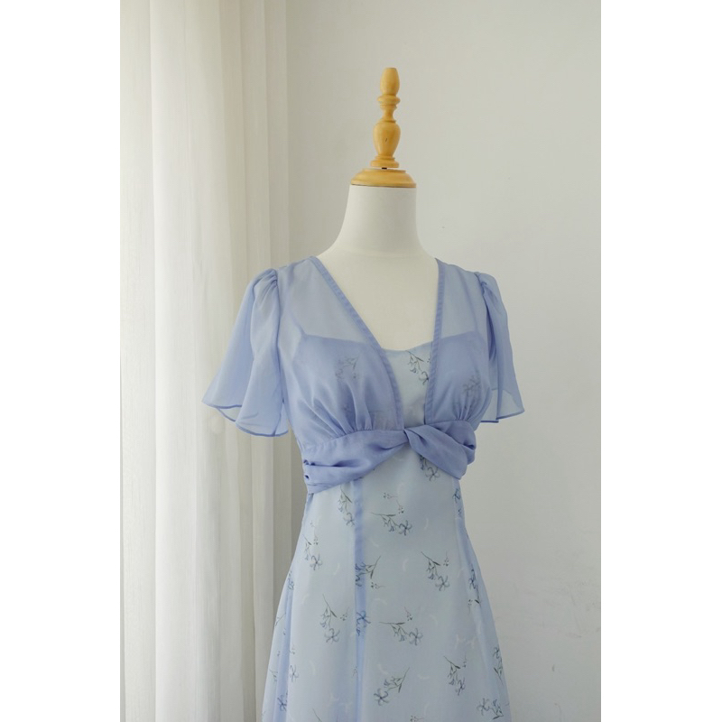 TIELA Đầm váy hoa xanh-Lovie Dress | BigBuy360 - bigbuy360.vn
