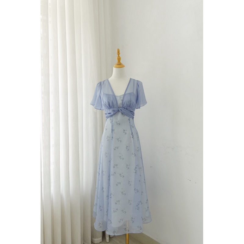 TIELA Đầm váy hoa xanh-Lovie Dress | BigBuy360 - bigbuy360.vn