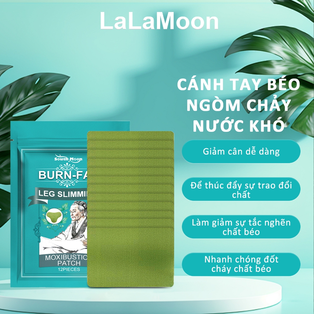 South Moon Miếng Dán Giảm Béo - Miếng Dán Nóng Tạo Hình, Chăm Sóc Cơ Thể & Săn Chắc Da (12 miếng)