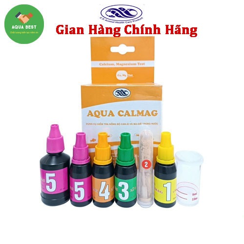[Chính Hãng, Mẫu Mới] Test Canxi Magie CP - Bộ test Ca/Mg của CP - Hộp test Mg/Ca CP