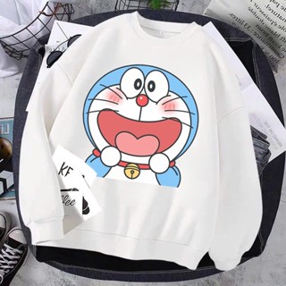  Áo Sweater - Thu Đông Hình Doraemon Đáng Yêu Phù Hợp Với Trẻ Nhỏ Chất Vải Nỉ Cotton Ấm Áp  M 124  