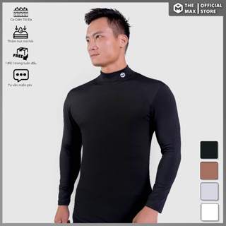 [CAO CẤP]Áo giữ nhiệt vải thun lụa CỔ CAO 5cm The Max T92024 G09192