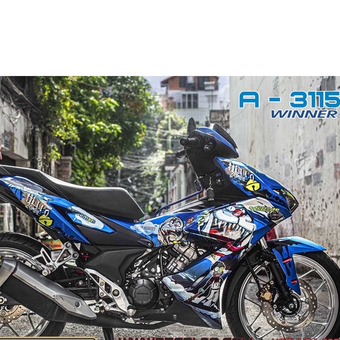 Tem trùm WINNER X Doremon Zombie DECAL 3A